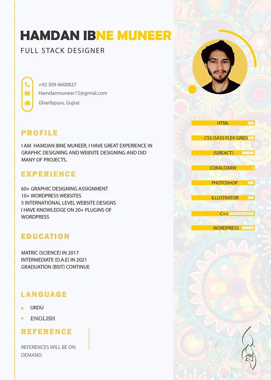 Graphic design work by Hamdan Ibne Muneer